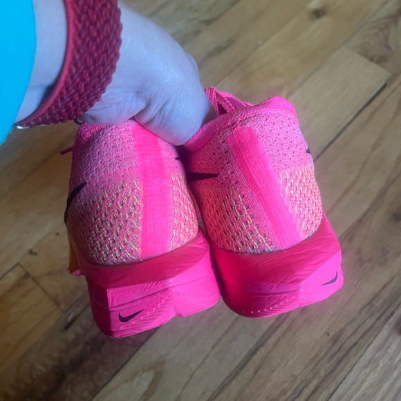 Nike Zoomx Vaporfly Next% 3 Women's Laser Orange Hyper Pink Carbon Running Shoes - Picture 8 of 11